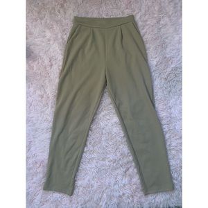 Comfortable tan pull on trousers